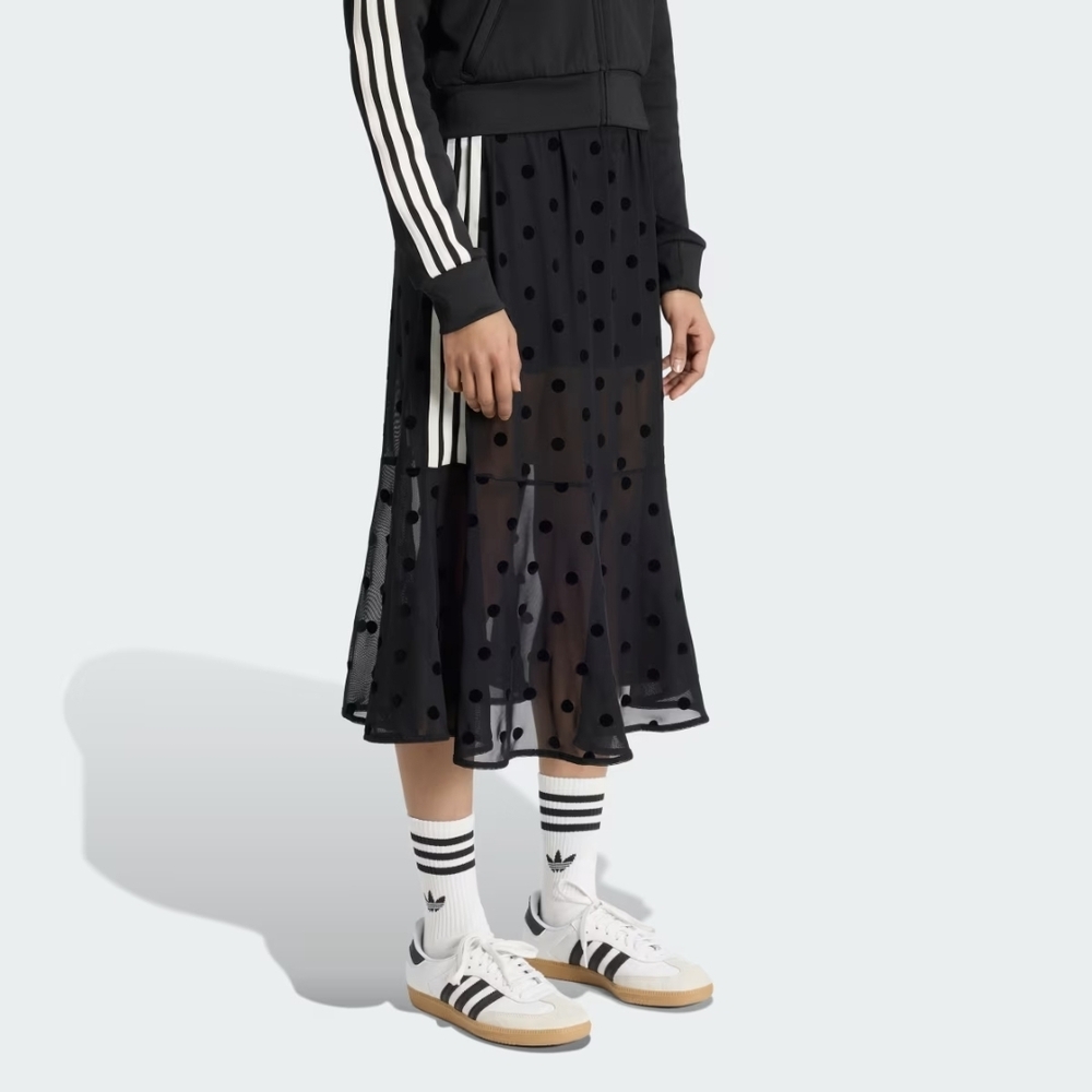 Adidas Black Polka Dot Women's Skirt